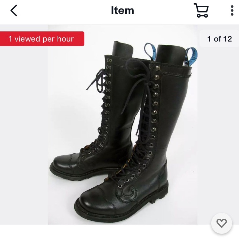 NEW John Fluevog Combat Boots